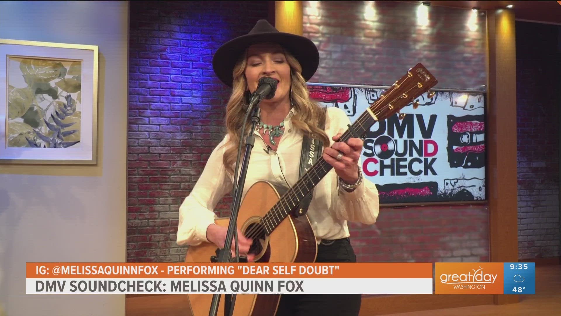 2023 Wammie Award Finalist Melissa Quinn Fox performs her single 'Dear Self Doubt' for the DMV Soundcheck.