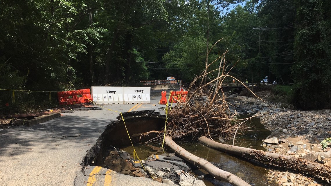 Fairfax County roads still closed after storm damage