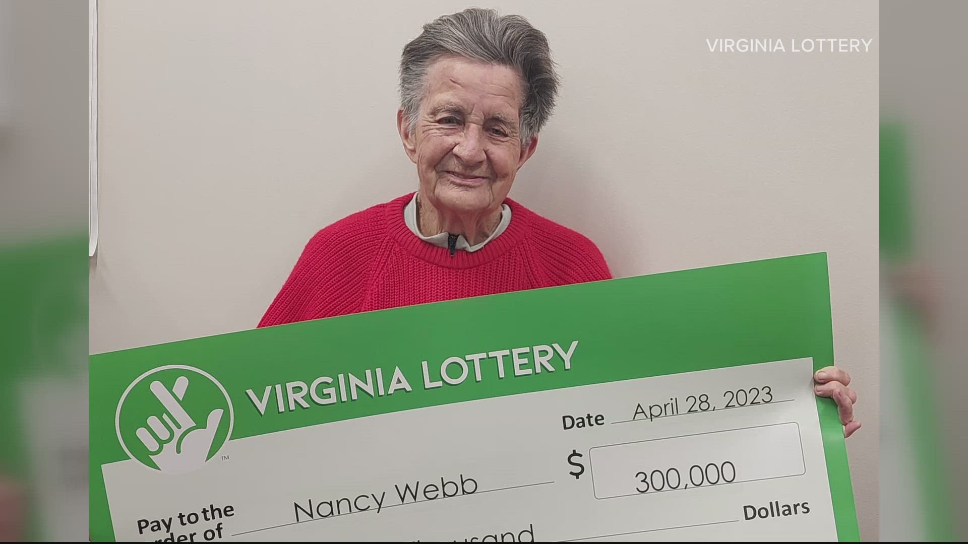A woman in central Virginia has bananas to thank for her luck in the lottery!