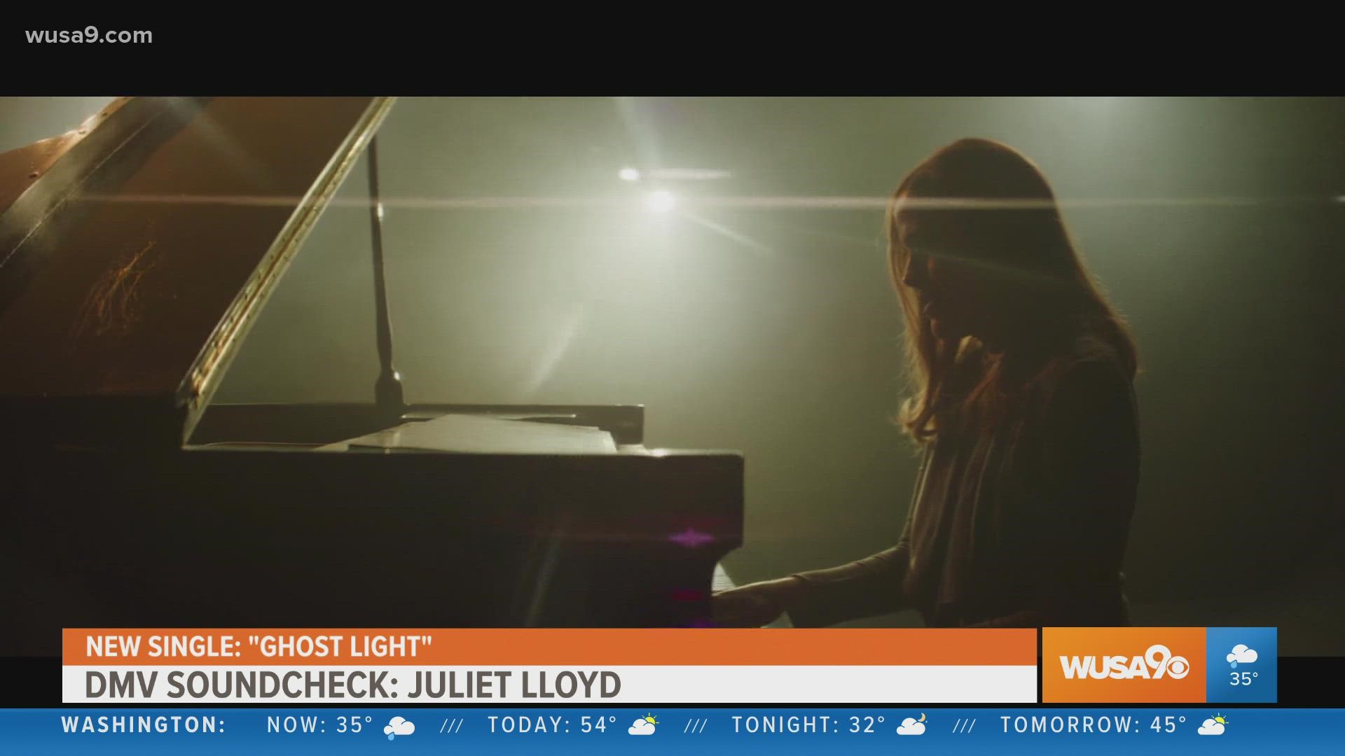 In this week's DMV Soundcheck we feature Juliet Lloyd and her new single "Ghost Light". 100% of the proceeds from the song are donated to the Theatre Lab.
