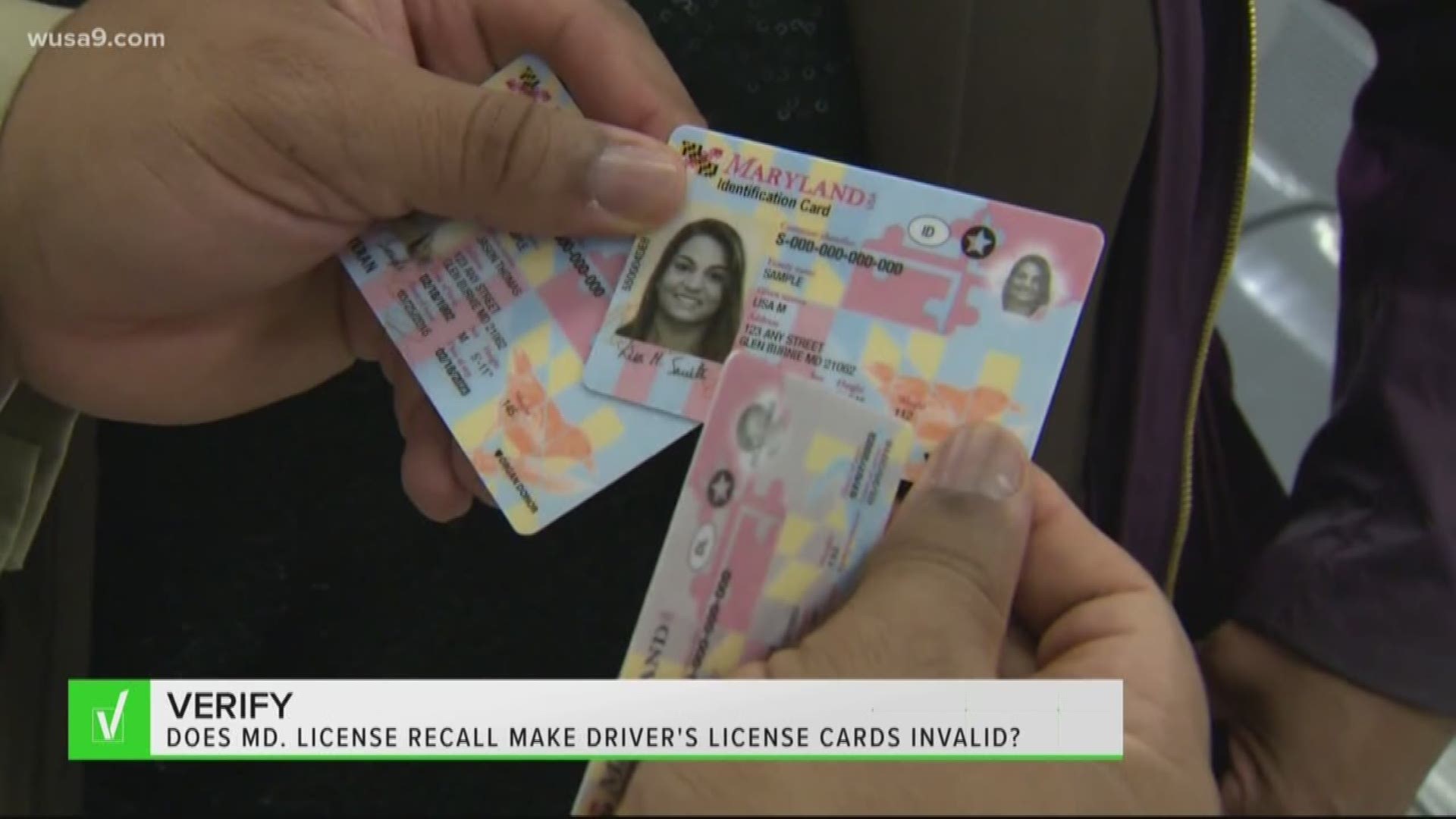 Thousands of people are rushing to get required documents needed for the Real ID driver's license in Maryland.
If you don't do it -- your current license could be recalled. But what exactly does that recall mean for you?