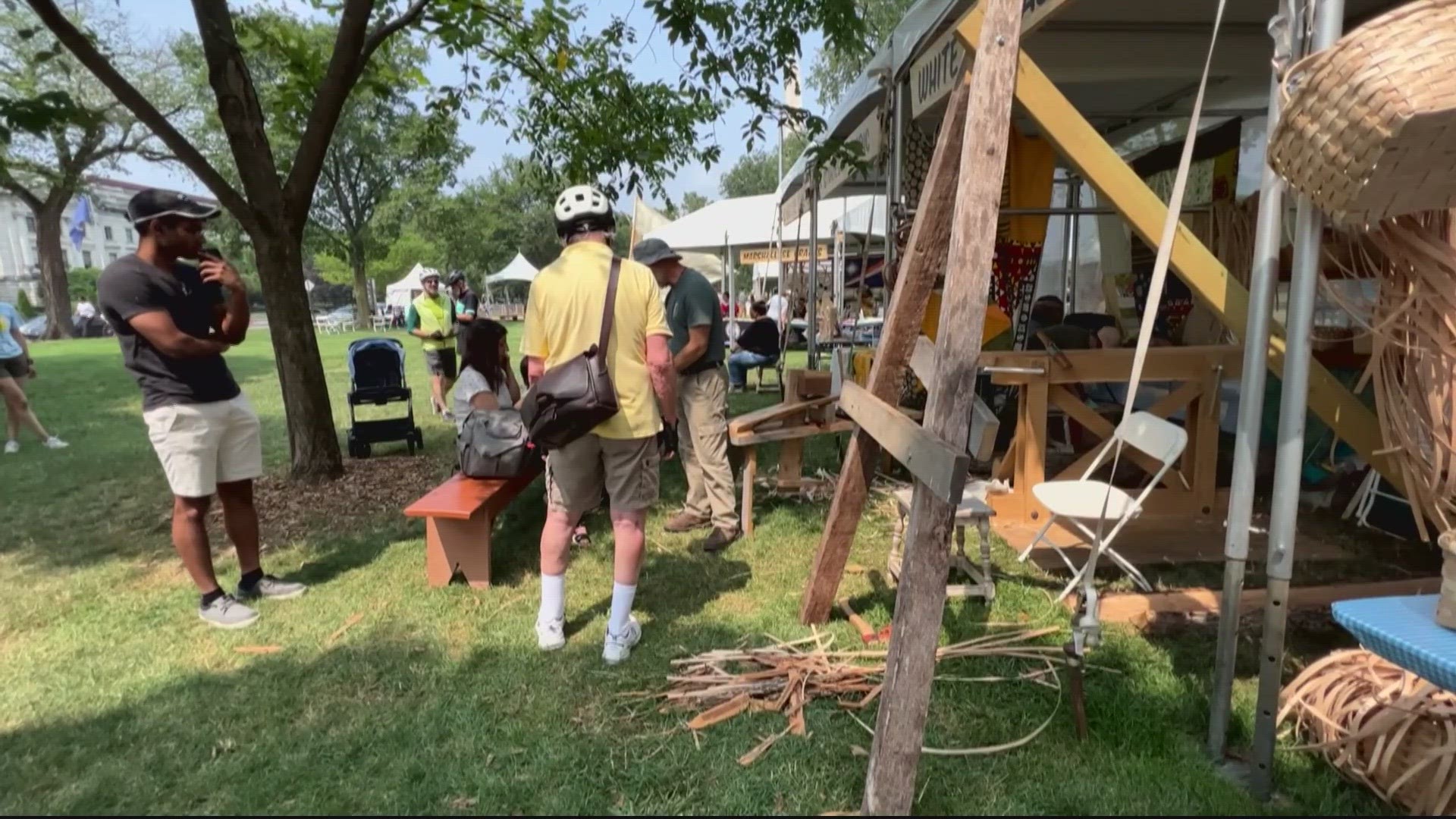 It's the final weekend to check out the "living museum" on the Mall.