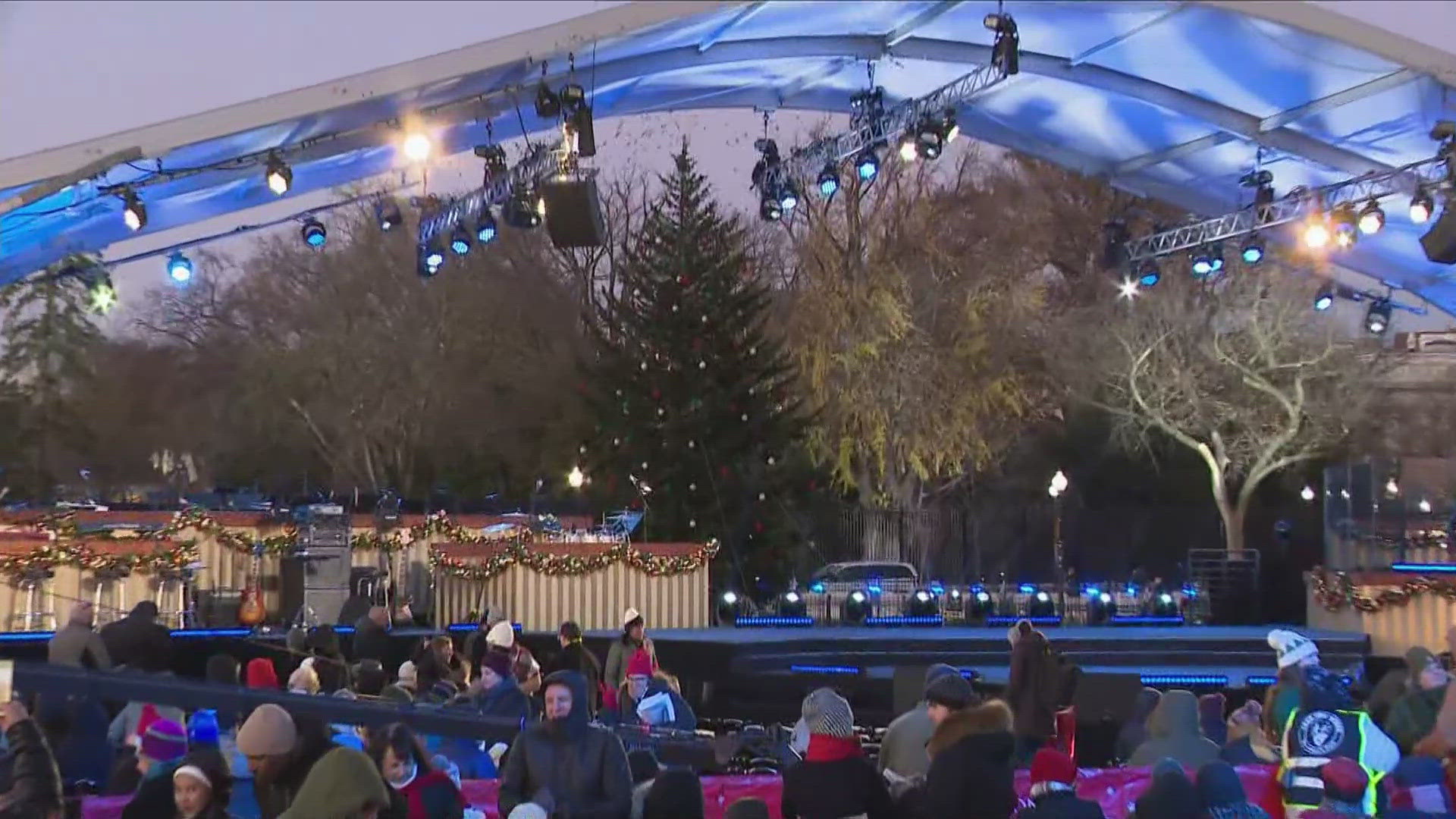 2024 National Christmas Tree lighting in DC