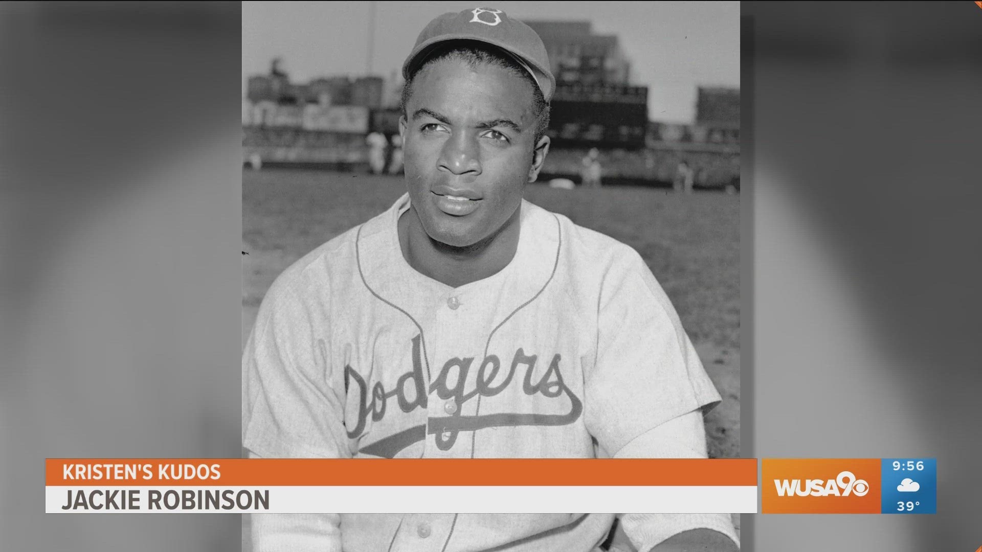 Kristen and Ellen pay tribute to MLB Hall of Famer Jackie Robinson who would be 99 years of age today.