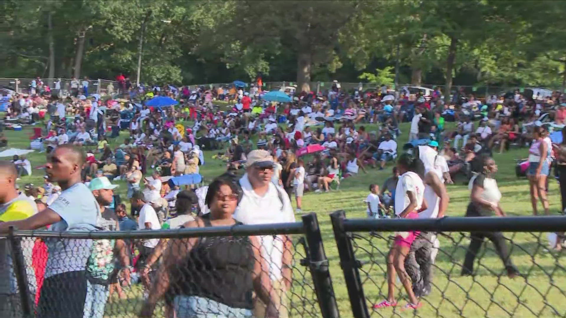 Hundreds of people celebrated D.C.'s history and culture on Chuck Brown Day.