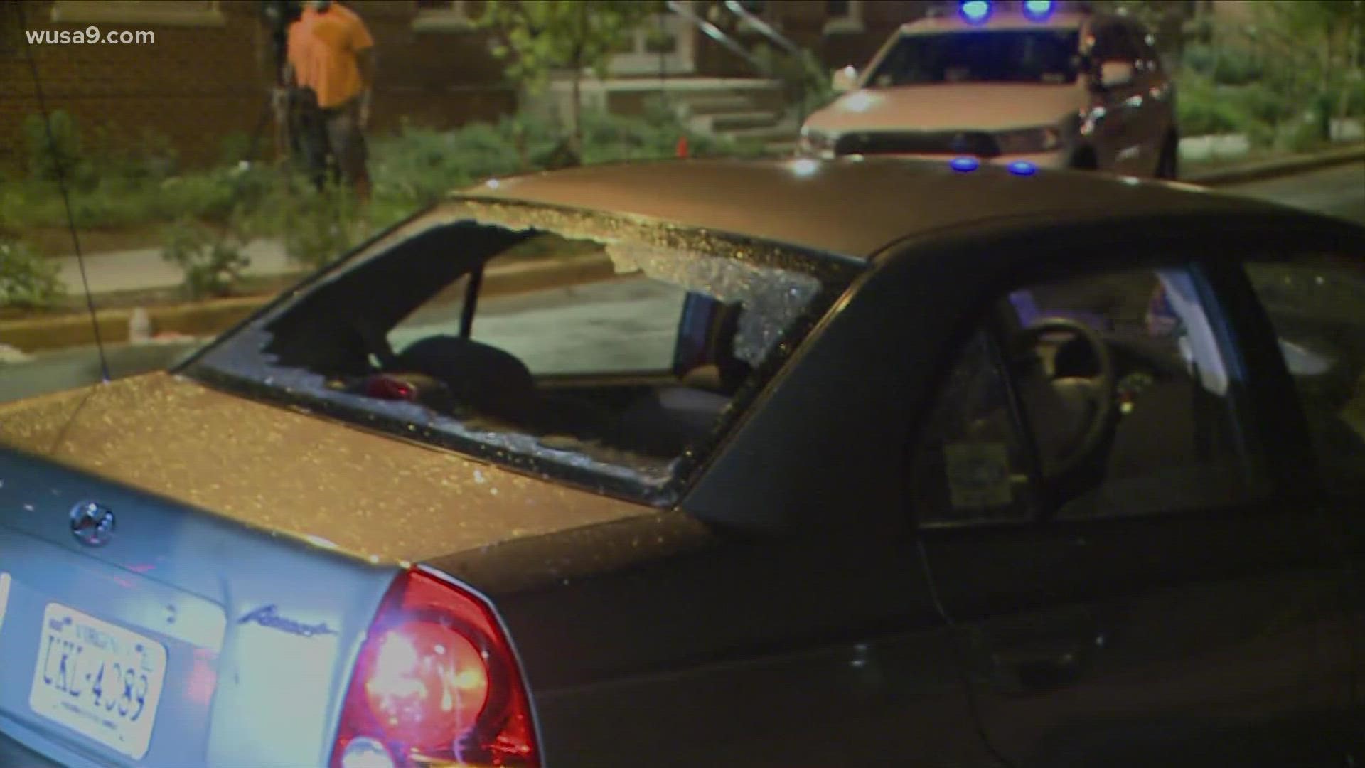 Police are investigating after three people, including a woman and child, were shot in Southeast D.C. Tuesday evening.