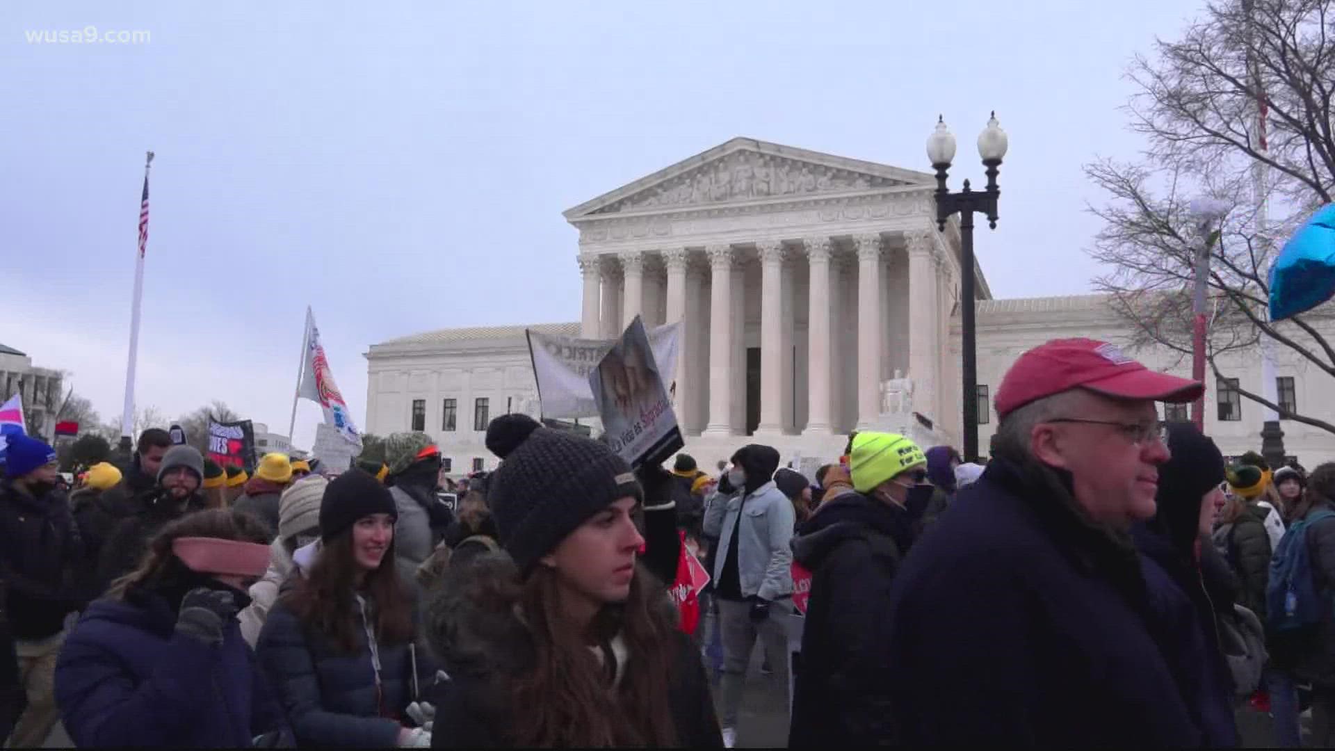 The Supreme Court is expected to deliver a decision in June that could overturn Roe v. Wade.