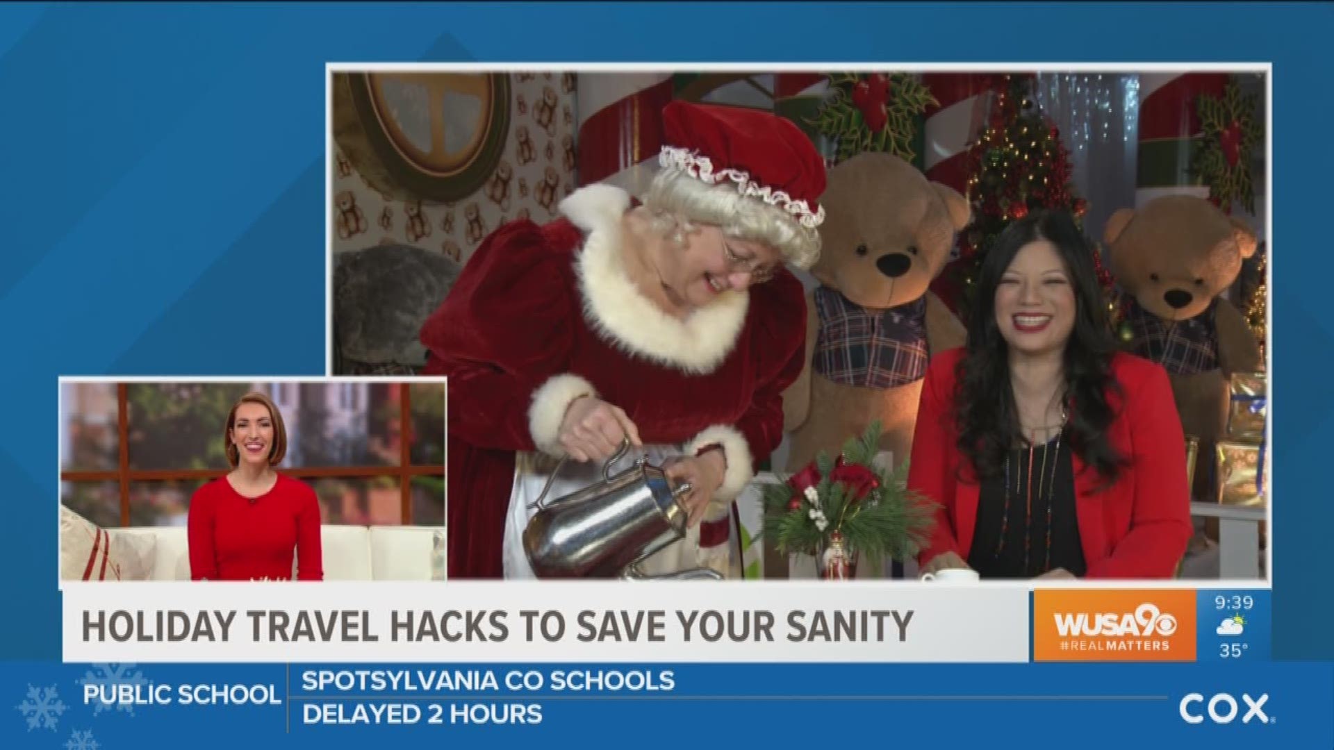 Winnie Sun, financial advisor, TV contributor and mom is here to help you remain calm while traveling during the holiday season. This segment was sponsored by Hilton