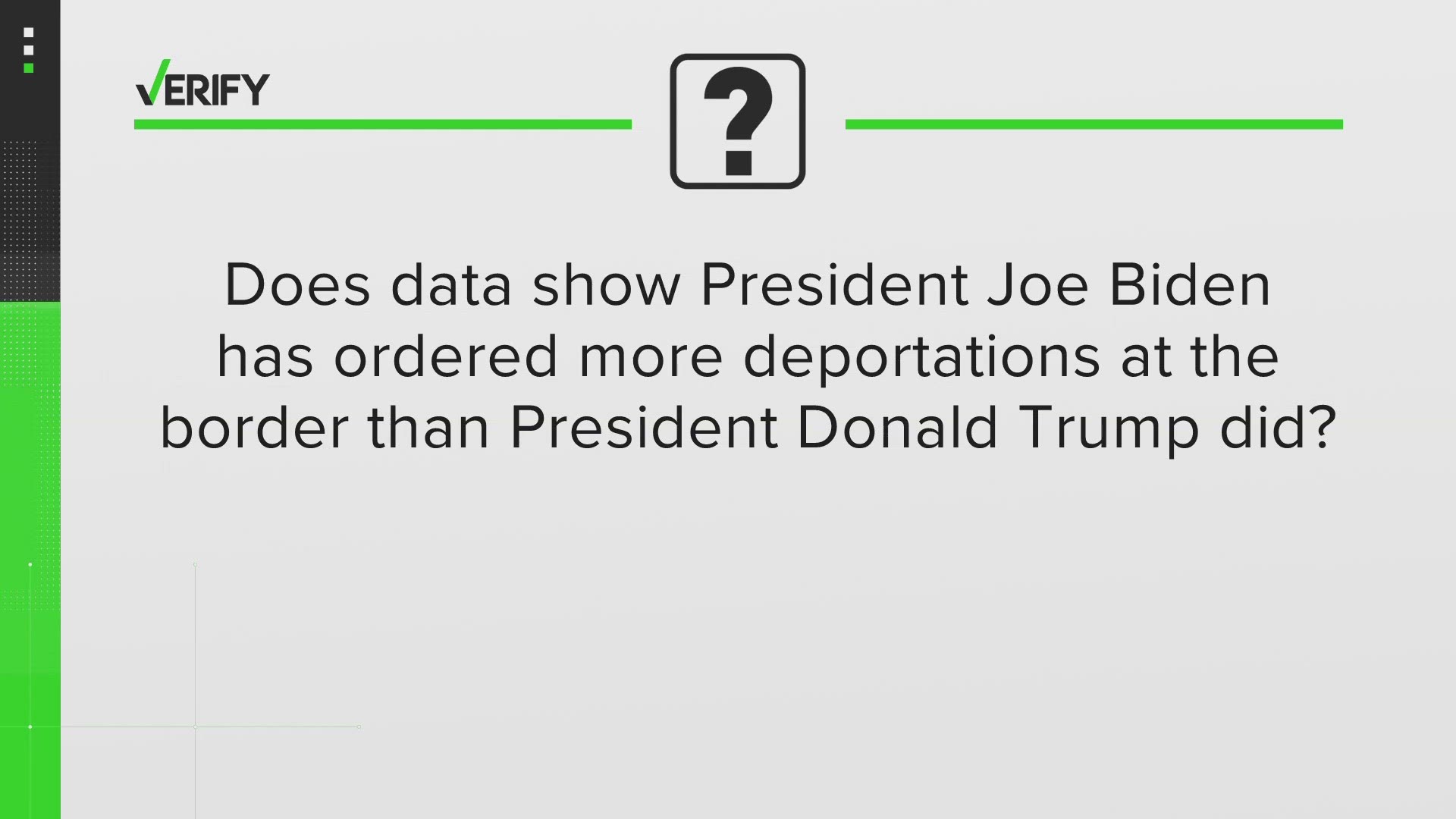 Trump Administration deported 47.4% of migrants. The Biden Administration has deported 50.9% of migrants encountered.