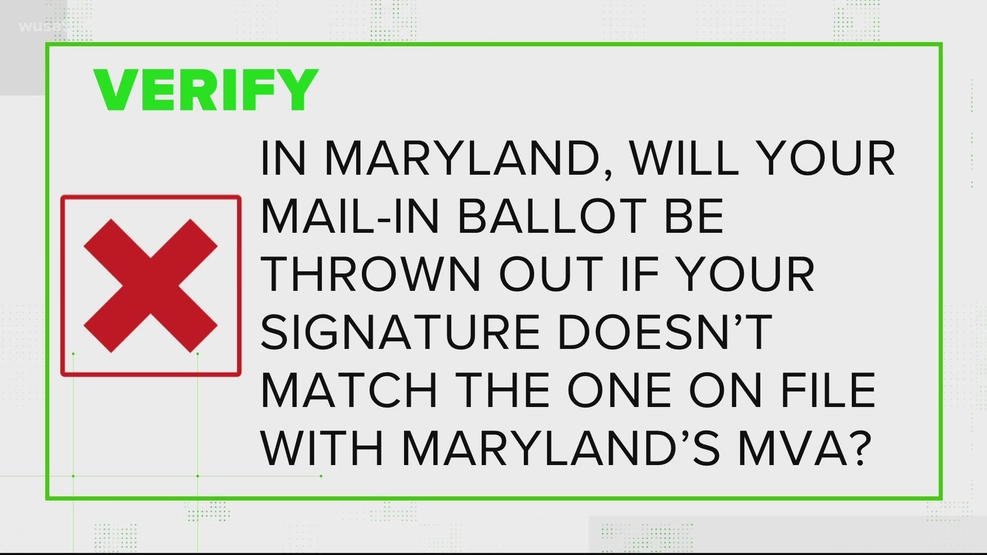 In D.C., your signature will be compared to the one on your original voter registration.