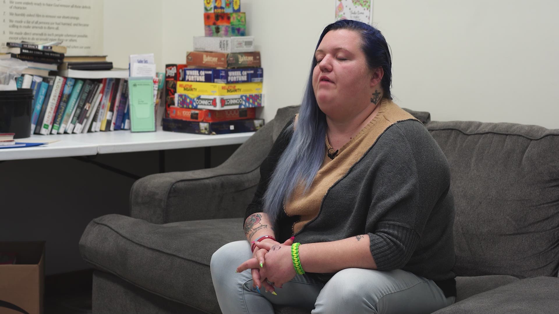 Courtney Shaff is in recovery and shared her story with WUSA9 on her eleventh day at Awakenings Recovery Center in Hagerstown, Md.