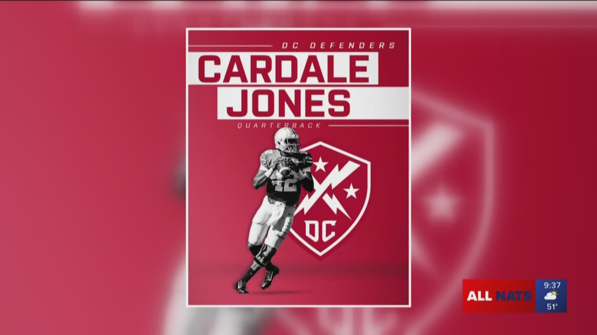 Cardale Jones was just announced as the XFL DC Defenders starting quarterback. He talks about adjusting to the DC lifestyle and what fans can expect this December.