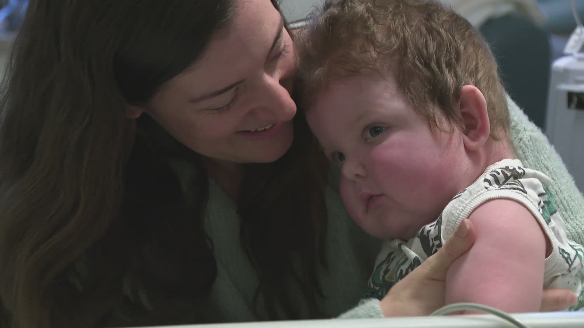 Little Jack Lally was four months when he was placed on the transplant list for a new heart.