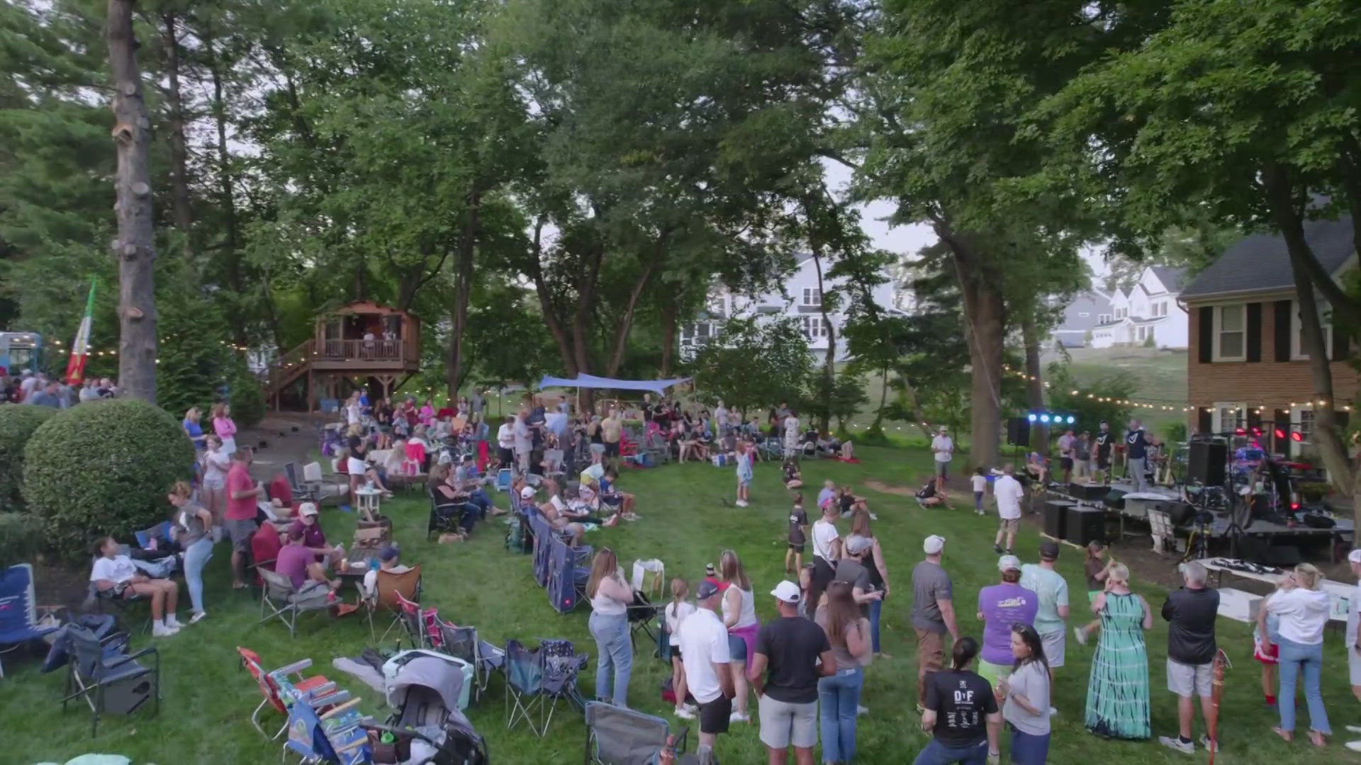 One year later after they started raising money, this family continues block party tradition.