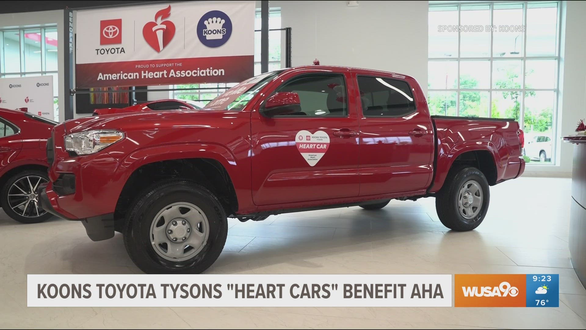Sponsored by Koons. Krystal Koons explains how Toyota is donating special cars where the proceeds of the sales go to the American Heart Association.