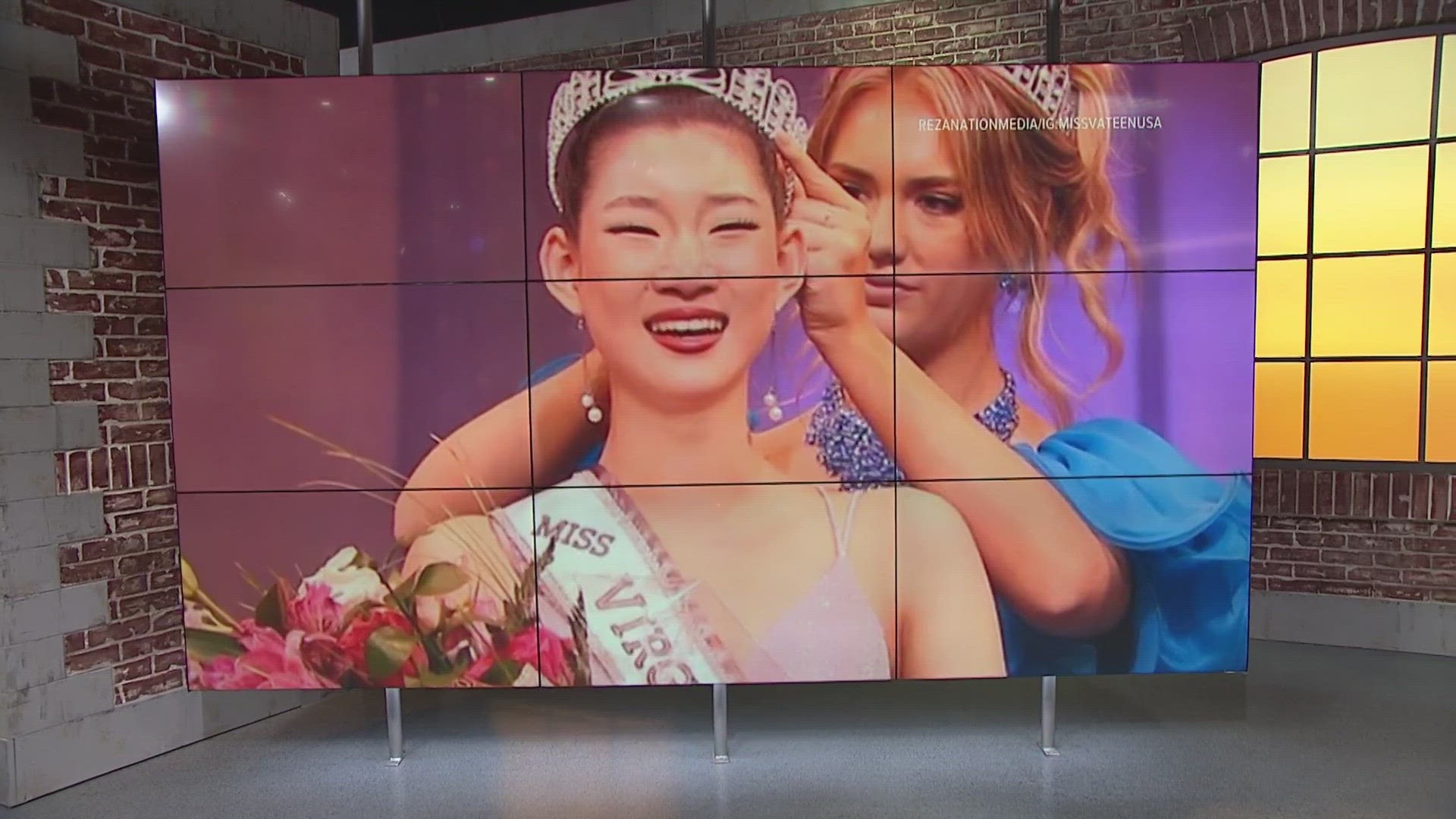 Ashley Wang is the first Chinese-American girl to be crowned Miss Virginia Teen USA.
