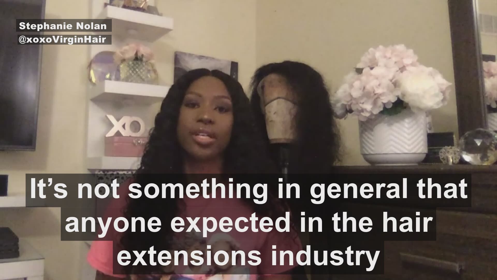 Owner of XOXO Virgin Hair, Stephanie Nolan, explains the unexpected way the Coronavirus has effected the multi-billion dollar hair and beauty industry.