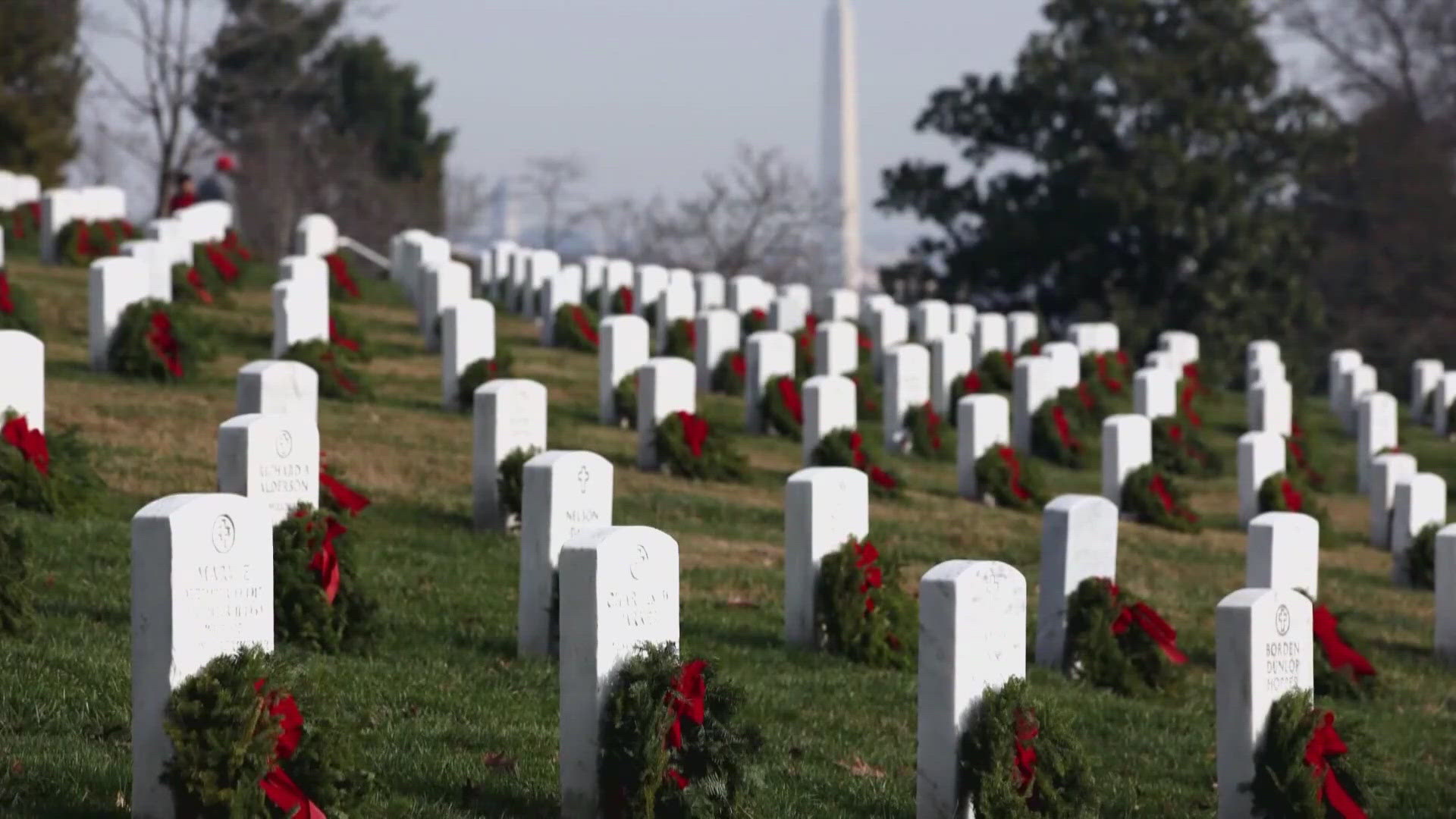 Wreaths Across America laid more than 260,000 wreaths on graves, a holiday tradition that began more than 30 years ago.