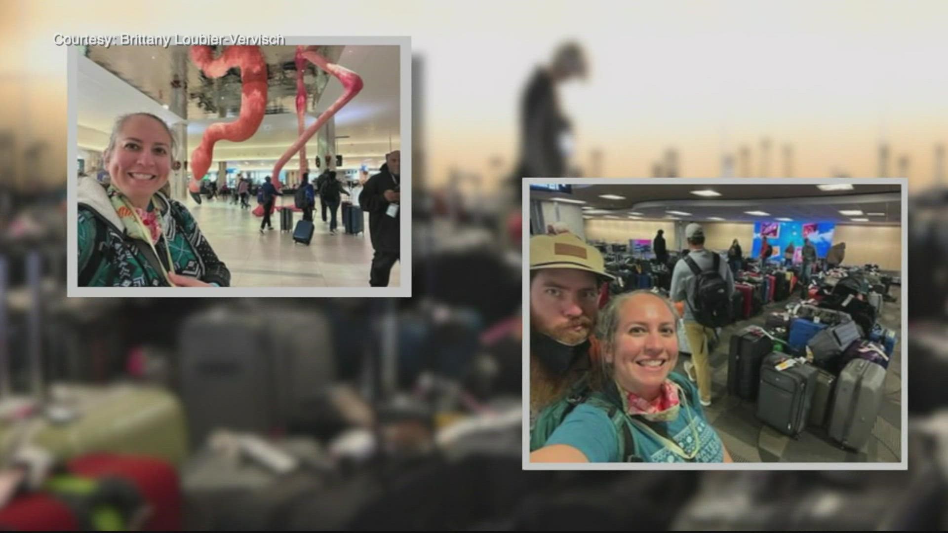 This woman helped reunite dozens of people with their bags during a hectic holiday season.