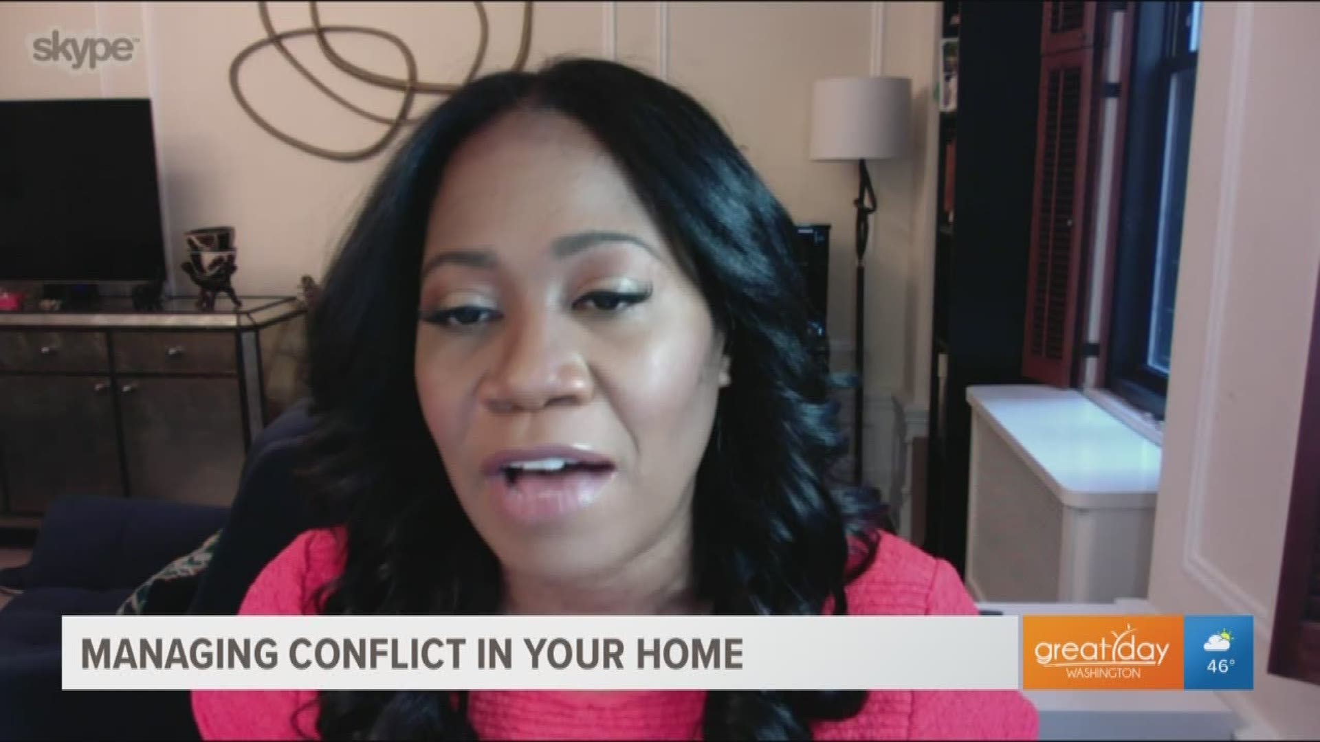 Damali Peterman, conflict resolution expert shares some tips on how you can keep the peace in your home while you are there all day long.