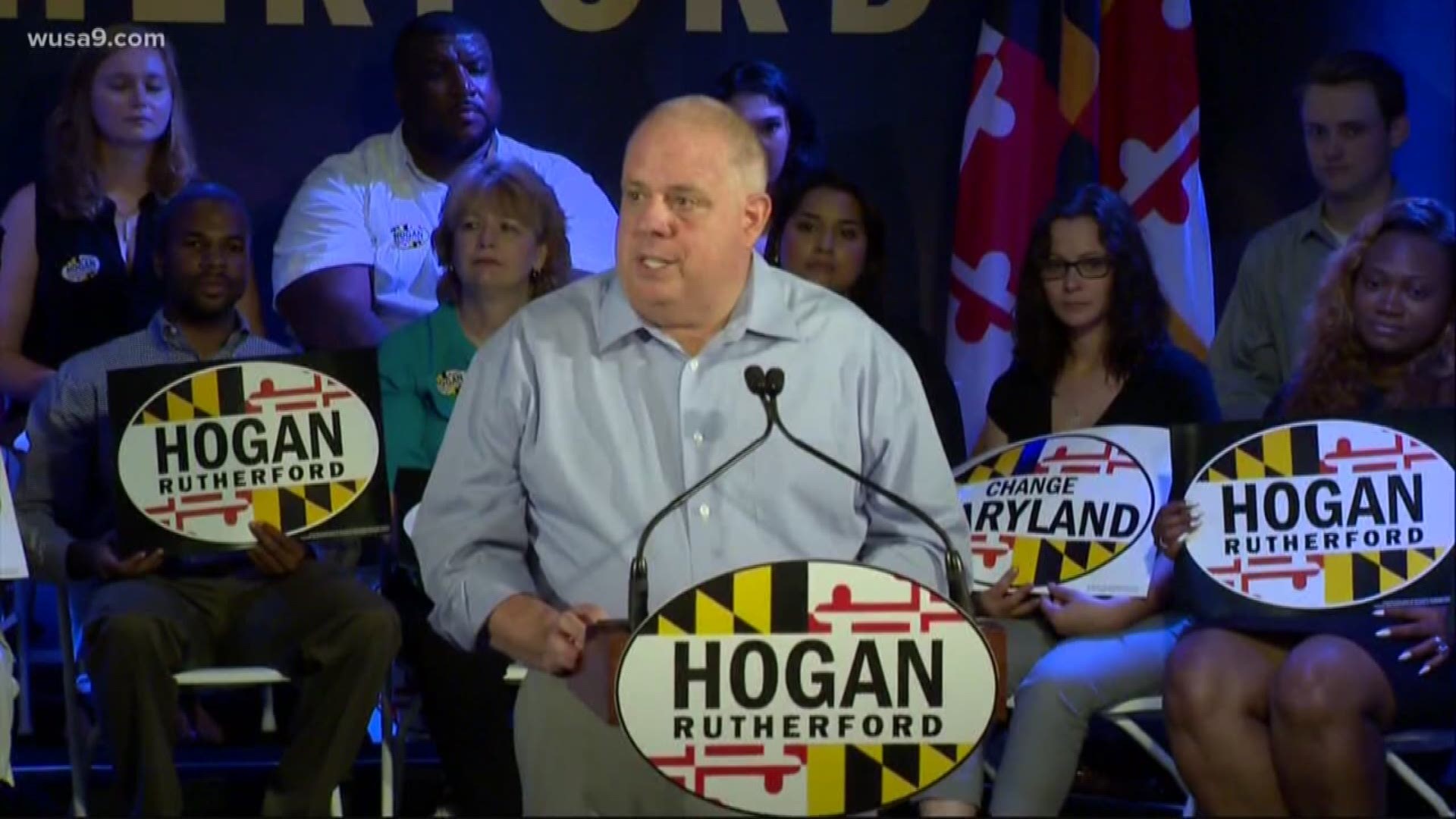 After a lot of speculation, Maryland Governor Larry Hogan now says he won't challenge President  Trump for the GOP nomination in 2020. Hogan, who was elected to his second term last fall, says in a Washington Post interview that "I'm not going to be a candidate for president in 2020."