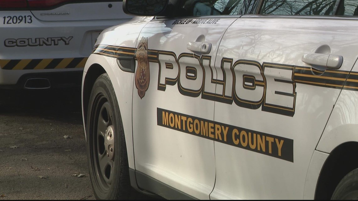Montgomery County police found a man dead inside a car in Potomac River
