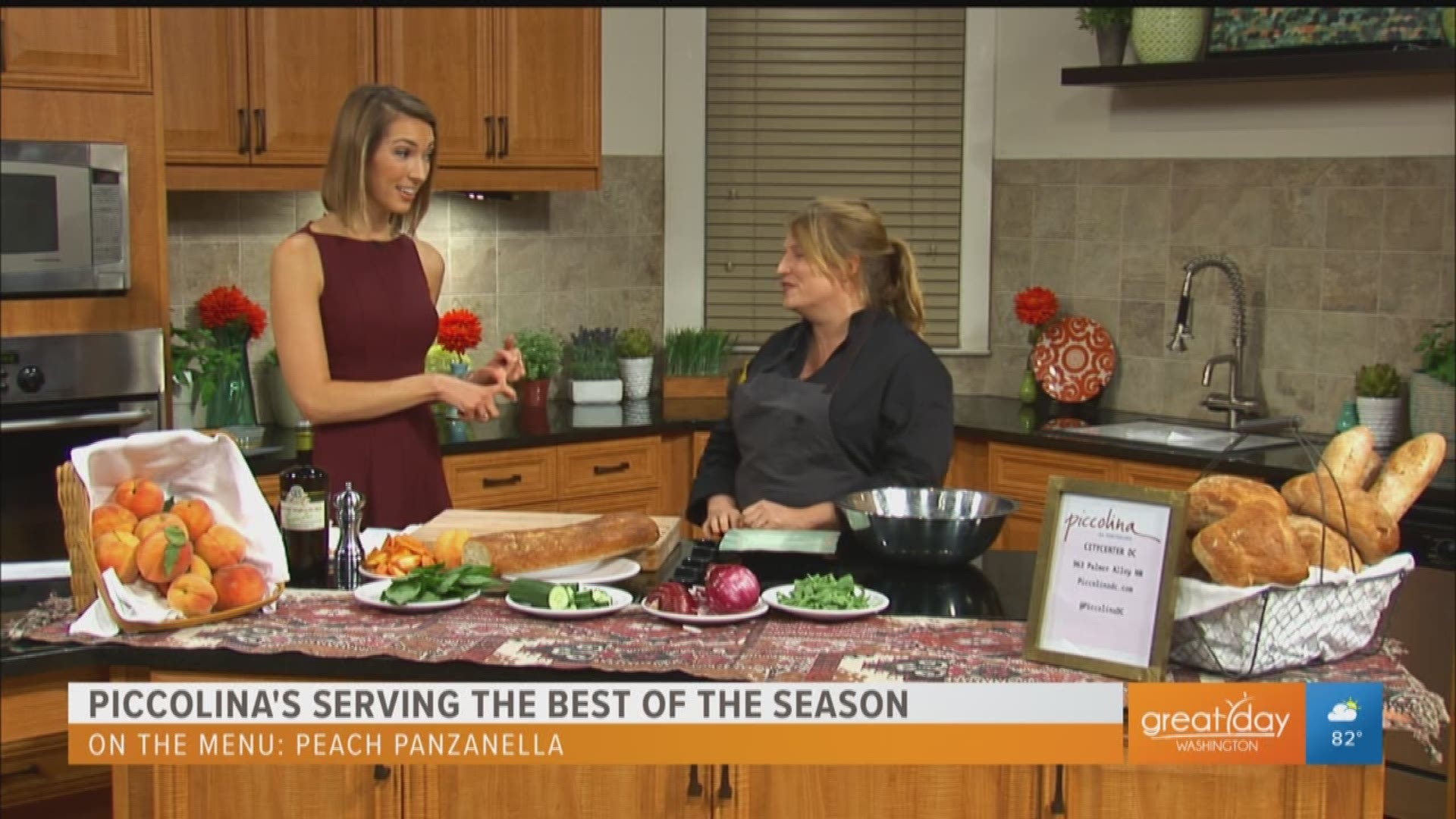 Chef Amy Brandwein cooks with the best ingredients that the season has to offer.  She stops by the Great Day studios to show off one of her most popular dishes from her newest restauraunt, Piccolina!