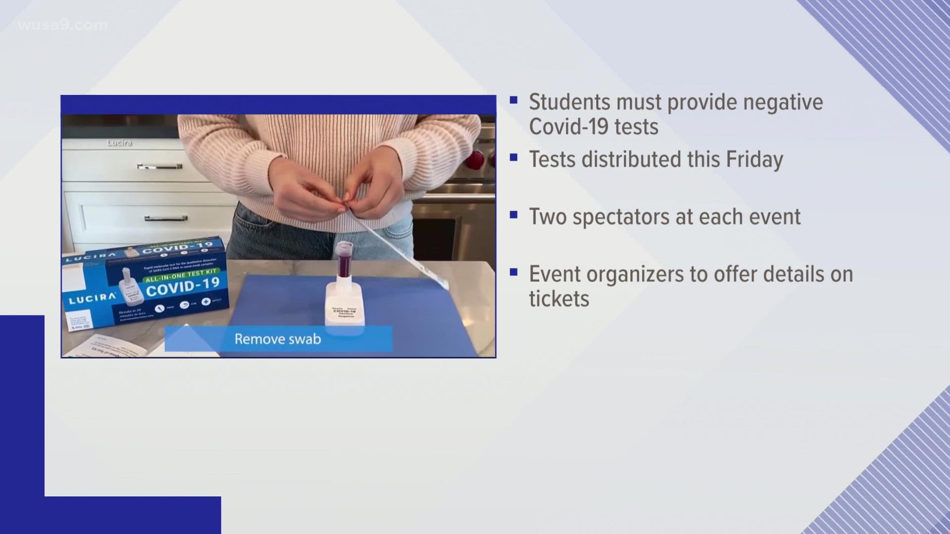 DCPS to require proof of negative COVID test after February break