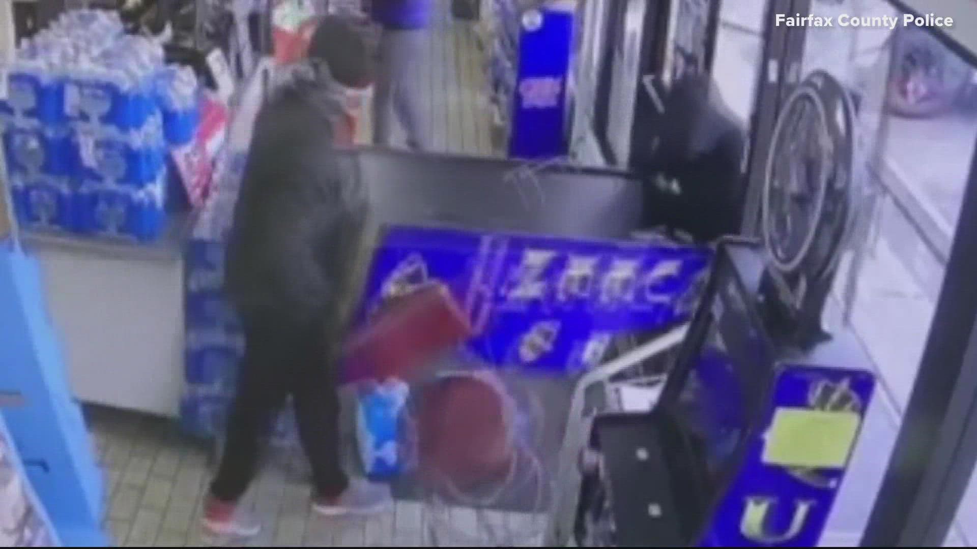 Investigators say Terrell Hardy and Leonard Jones were caught on camera stealing a gaming machine from a 7-Eleven in the Mount Vernon section of Alexandria