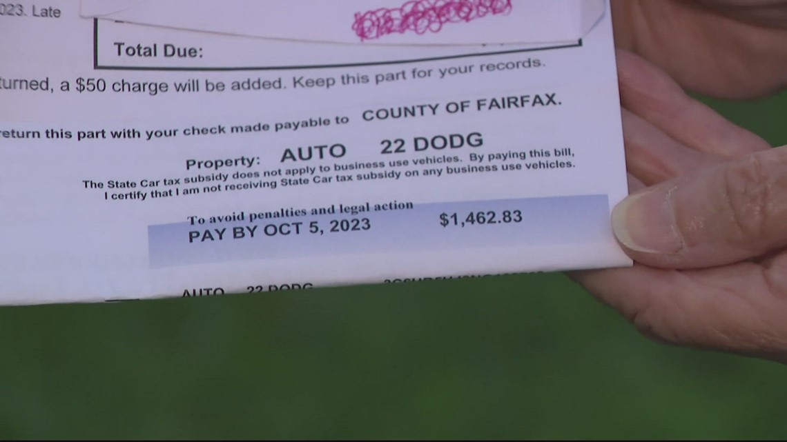 Sticker Shock | Virginia residents stunned by high vehicle property tax