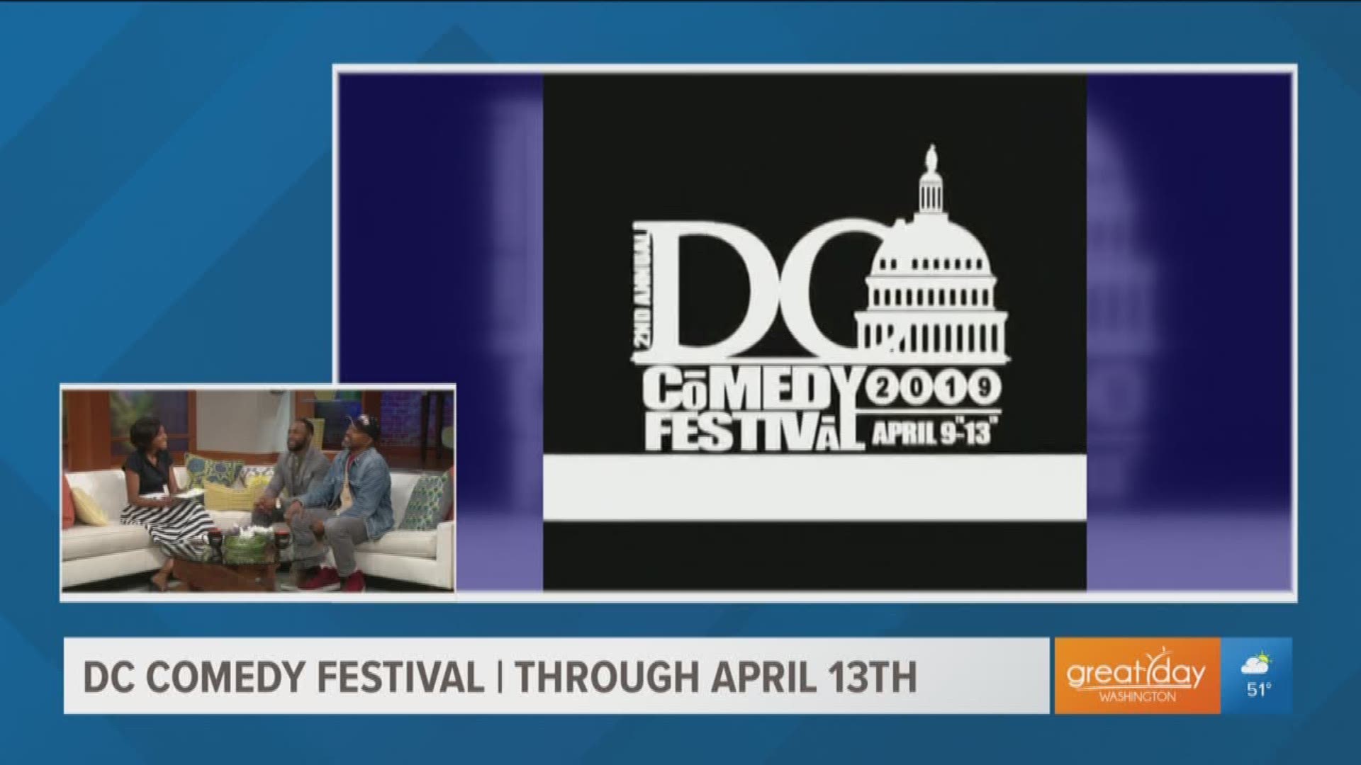 With over 200 comedians performing at multiple venues the DC Comedy Festival promoters promise  this will be one of the "funniest networking comedy festivals this year." Event organizer & comedians, Rob Gordon and Tony Woods share more information.