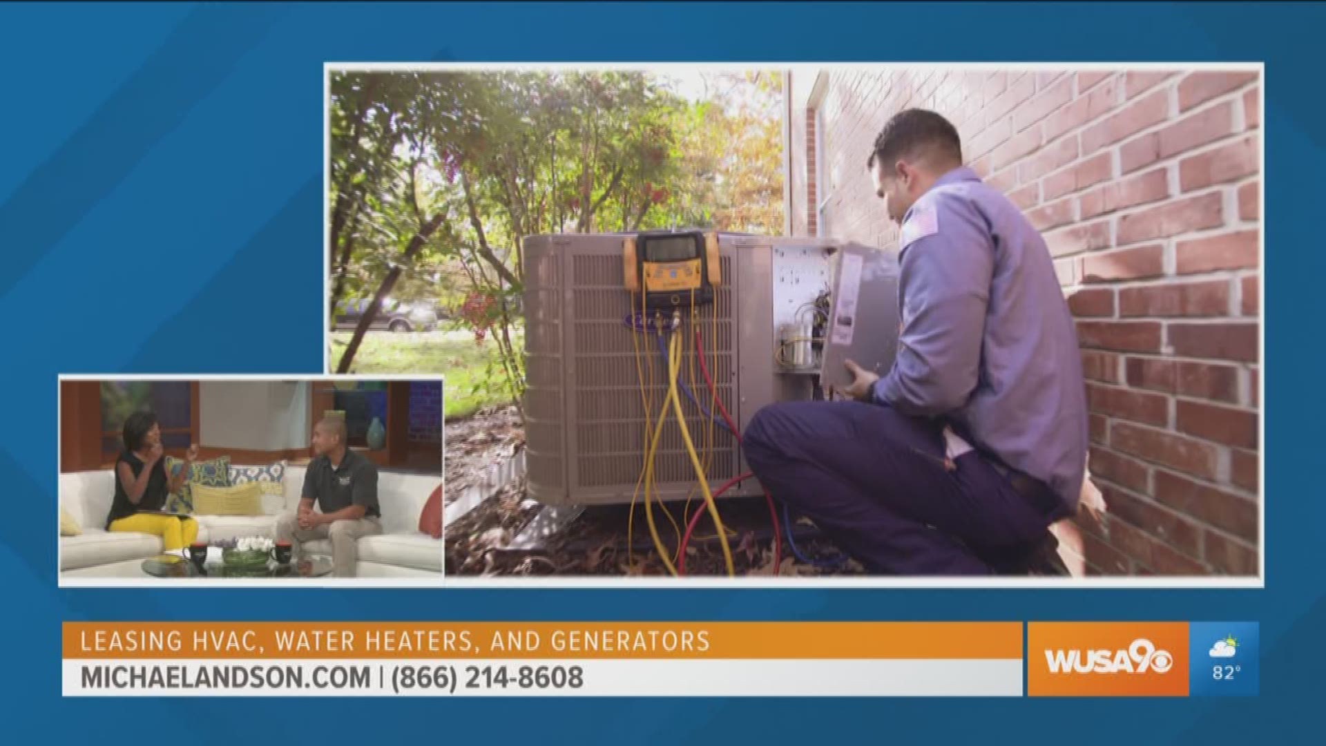 Brandon Viernes, master HVAC technician explains why you should lease an HVAC system, especially with the dangerous heat in the DC area this summer. To set up a consultation, call (866)-214-8606 or visit michaelandson.com.