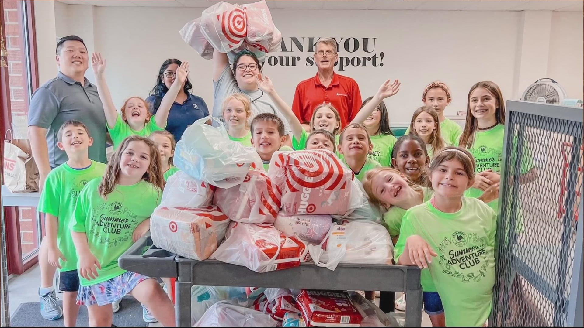 When the kids at Primrose School learned about families in need they knew exactly what to do -- a bake sale.