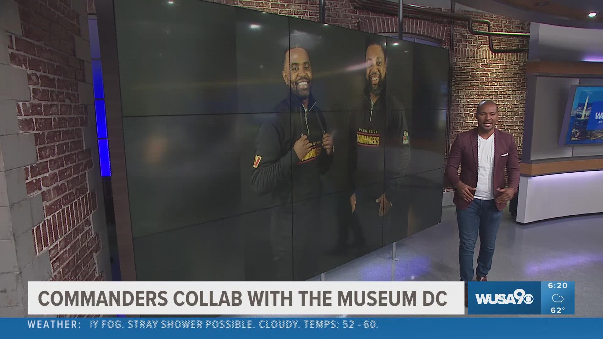 The Museum DC is the first local Black business to design guest services wear for an NFL franchise