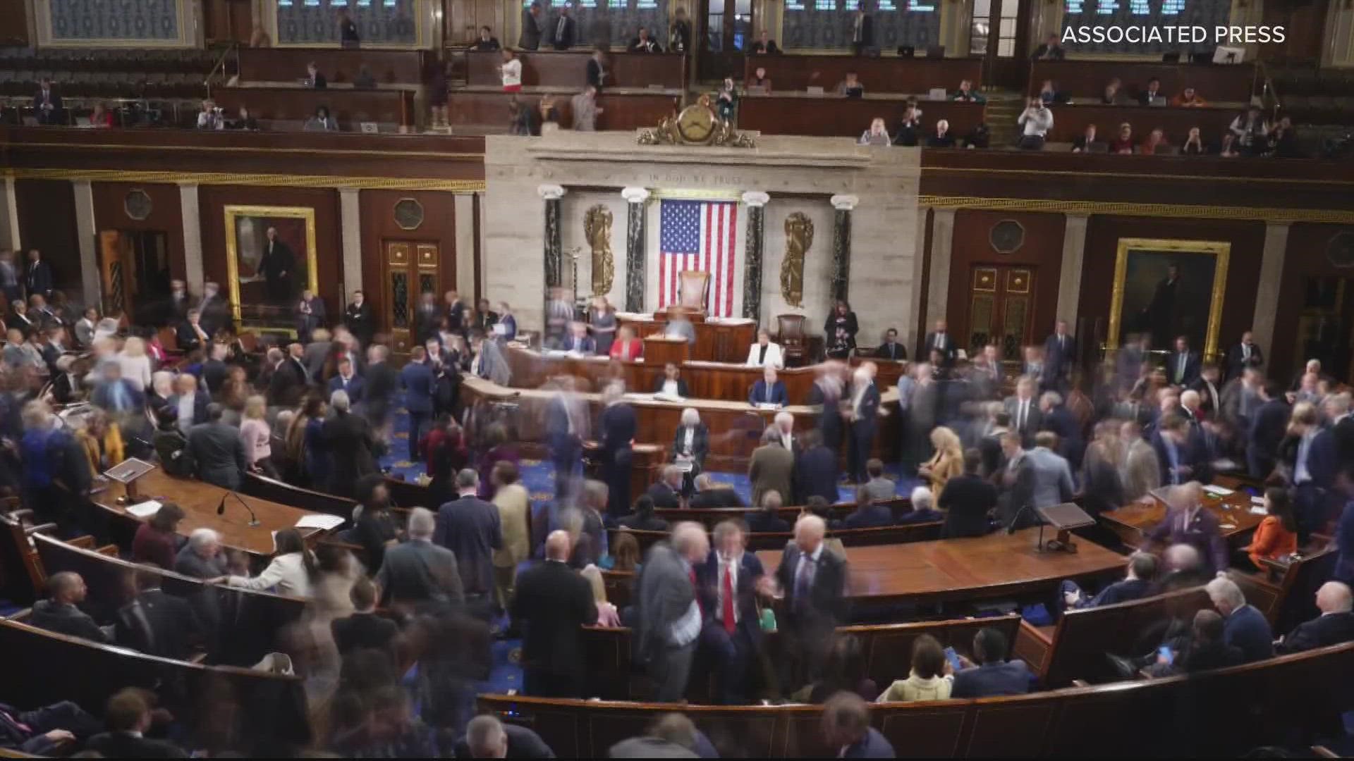 The last time the House of Representatives couldn't agree on a speaker happened 100 years ago, in 1923. It took nine ballots that year.