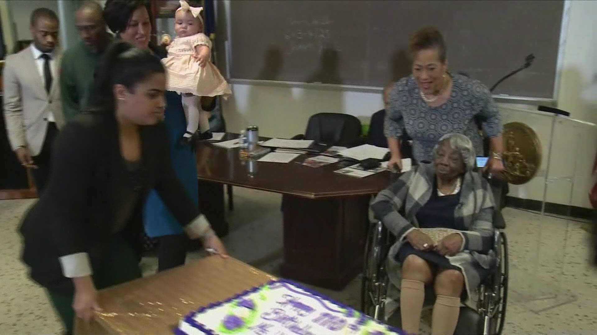 It's a very special day for D.C. resident Virginia McLaurin whose one birthday wish was granted Thursday morning, to meet Mayor Bowser.