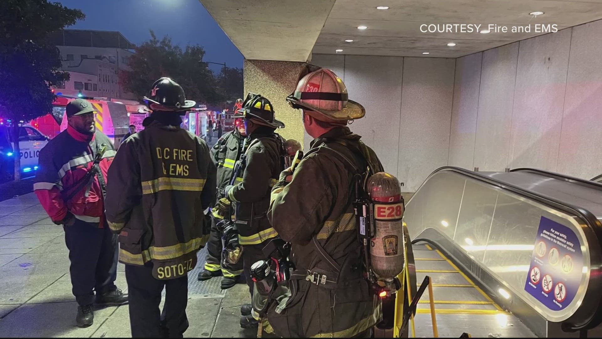 Metro Rail tweeted saying services have been suspended because of an arcing insulator at the Tenleytown station.