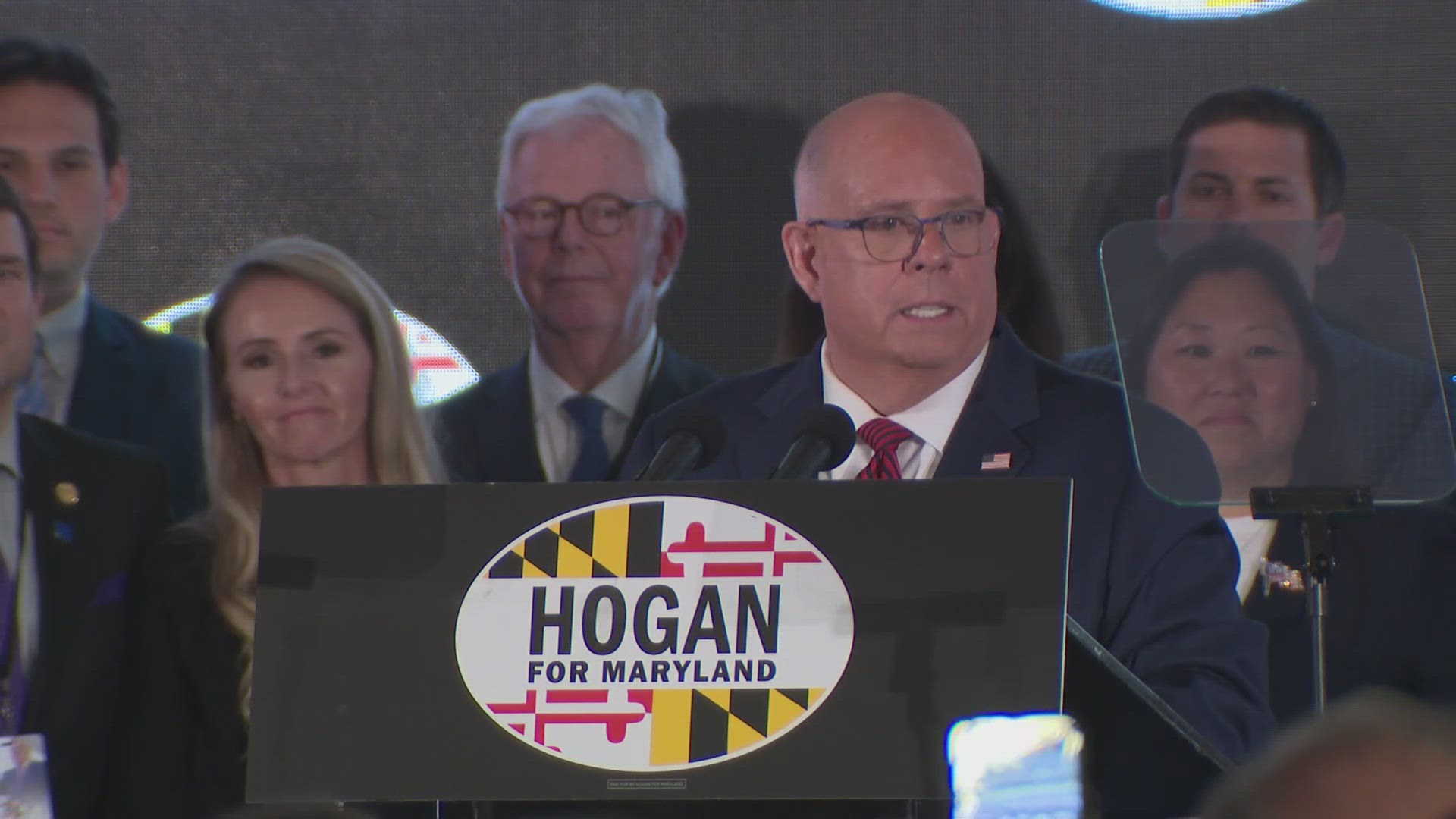 Supporters of former Maryland Gov. Larry Hogan are urging the once-popular Republican not to retire from politics.