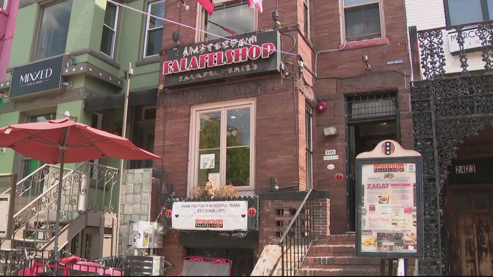 Amsterdam Falafelshop, a beloved restaurant in the Adams Morgan neighborhood, that has been open for nearly two decades, will be closing by the end of May.