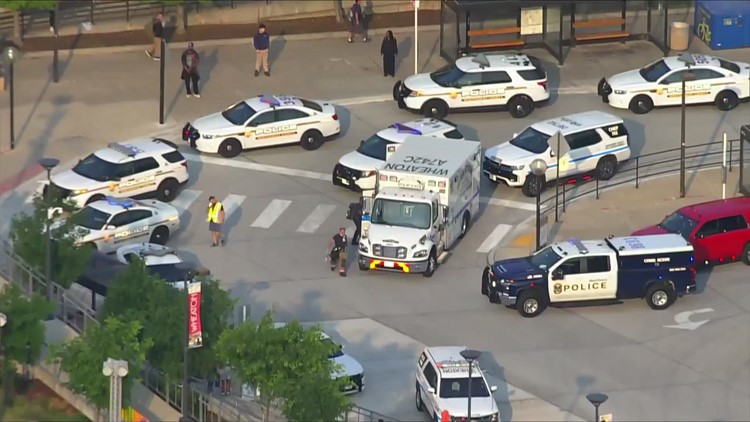 Police investigation at Wheaton metro station in Silver Spring