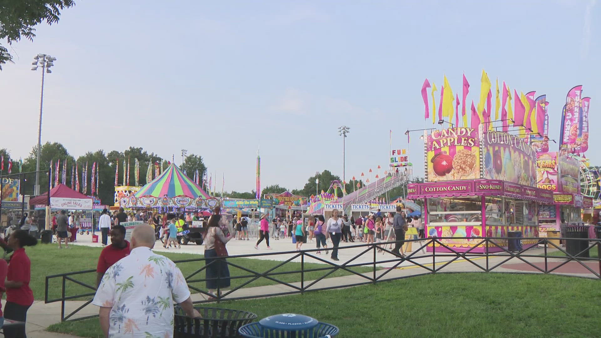 The fair continues this weekend through Sunday.