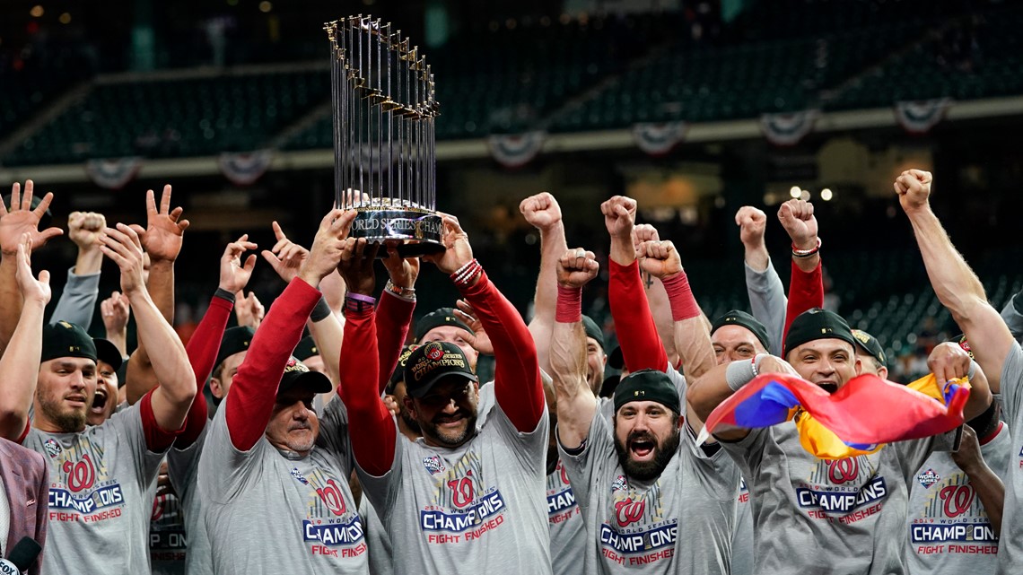 Nationals World Series parade: Will the trophy be broken? 