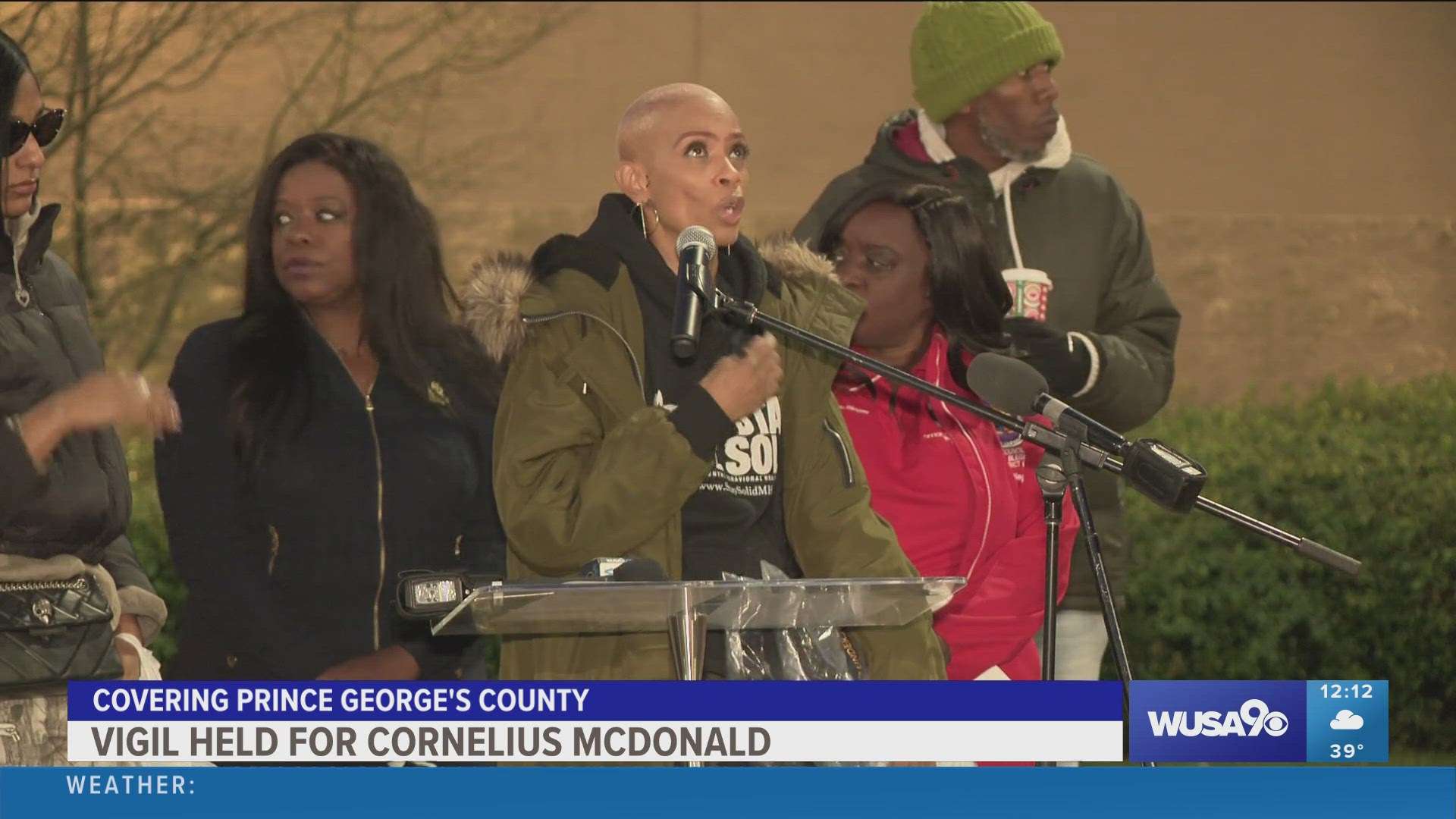 "Your presence and all the social media posts and output I've received over the week has been so, so, impactful to me,” Cornelius McDonald's mother said.