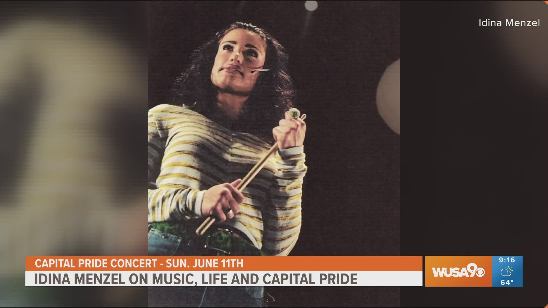 Idina Menzel chats about her life and music ahead of headlining the 2023 Capital Pride Concert on June 12th, 2023.