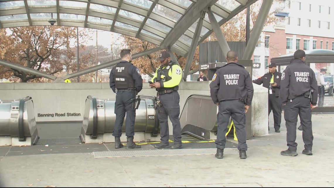 3 people shot at Benning Road Metro Station