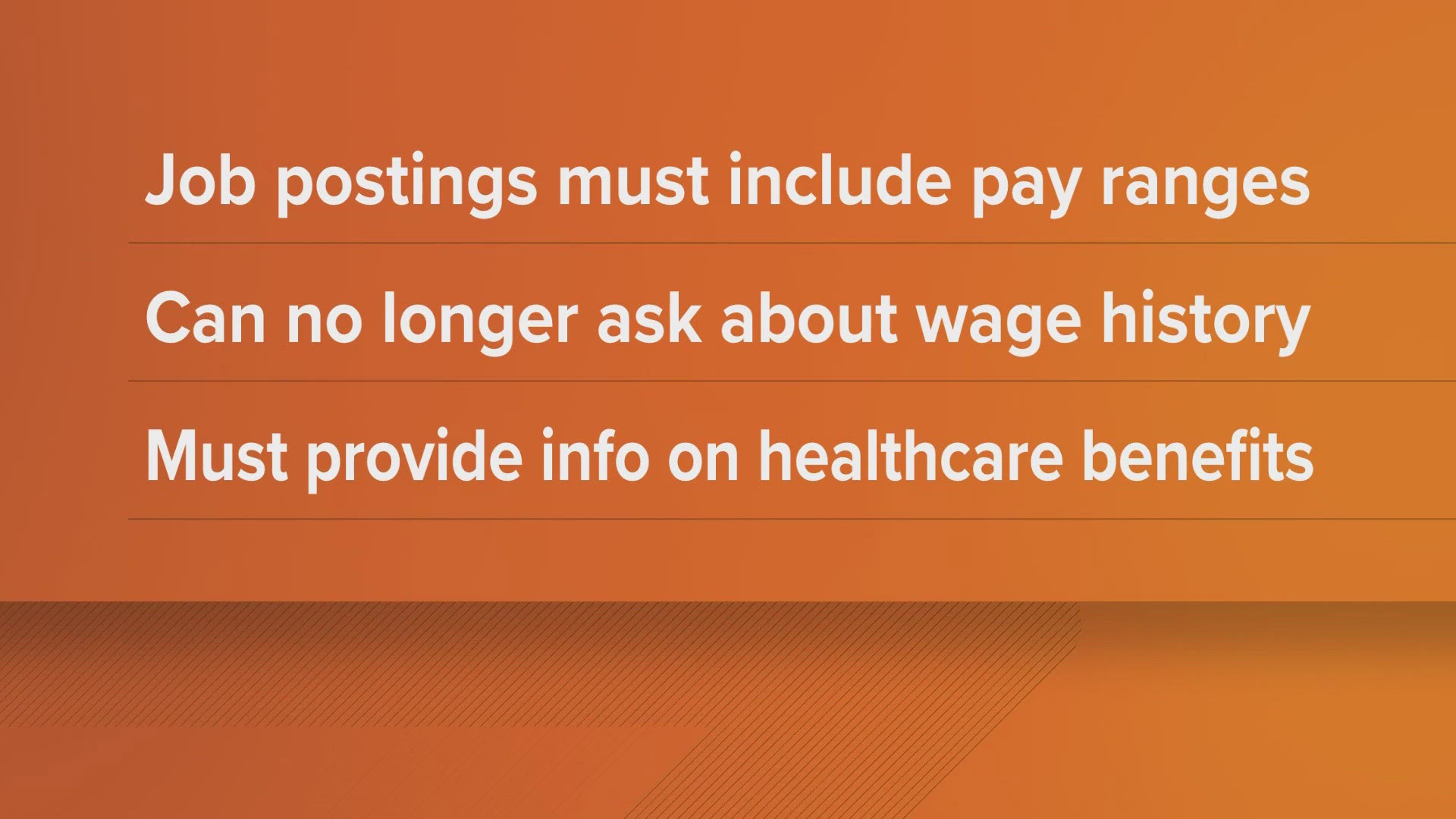 New law requires companies to include salary amounts on job 