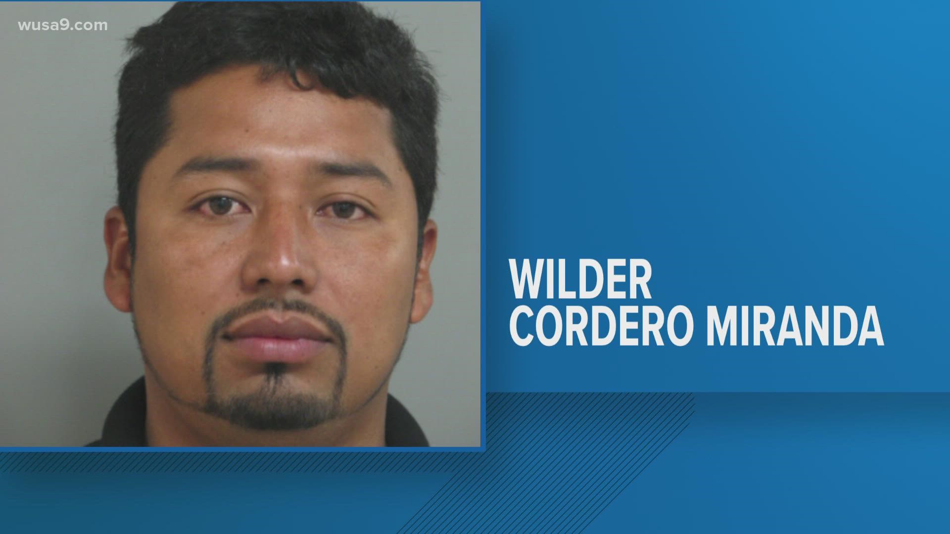 Police in Prince William County are searching for 39-year-old Wilder Miguel Cordero Miranda.