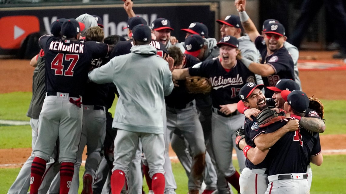 Washington Nationals on X: For the first time in 95 years, the #WorldSeries  champions are from Washington, DC. #STAYINTHEFIGHT   / X