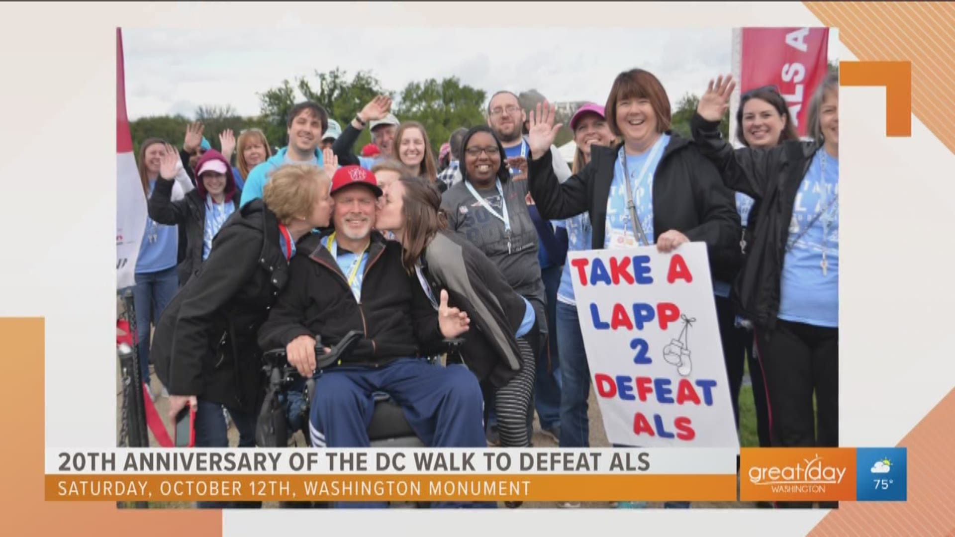 Lynn Aaronson & Tiffany Brett from theALS Association chat about the DC Walk to Defeat ALS on Oct 12, 2019. Register for the walk at walktodefeatals.org