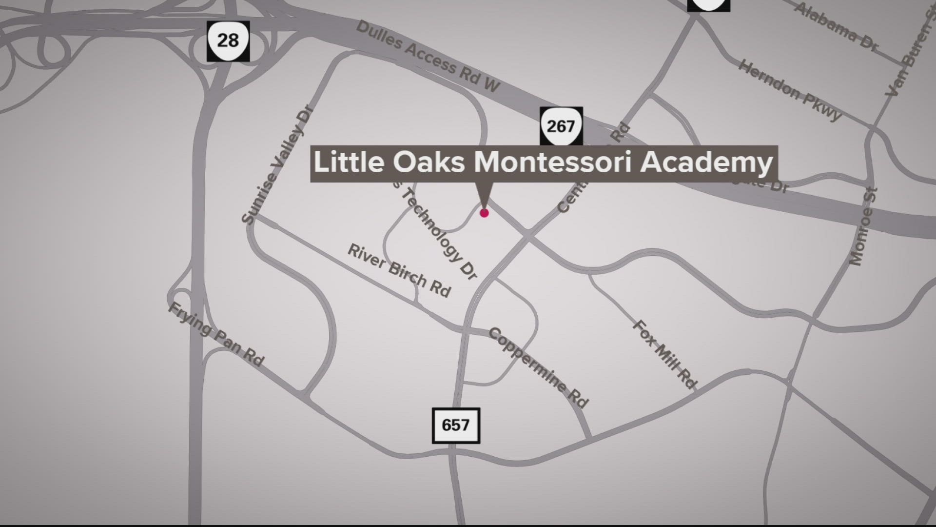 Police say a daycare worker is charged with assaulting a toddler. It happened last month at the Little Oaks Montessori Academy on Dulles Technology Drive.